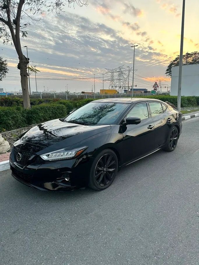 Used ⁦Nissan Maxima VIII (A36) Facelift, 3.5 l, 2020⁩ in UAE, Dubai by First Choice Motors, Black color. GCC Specs | AUTO.AE | Listing #286844