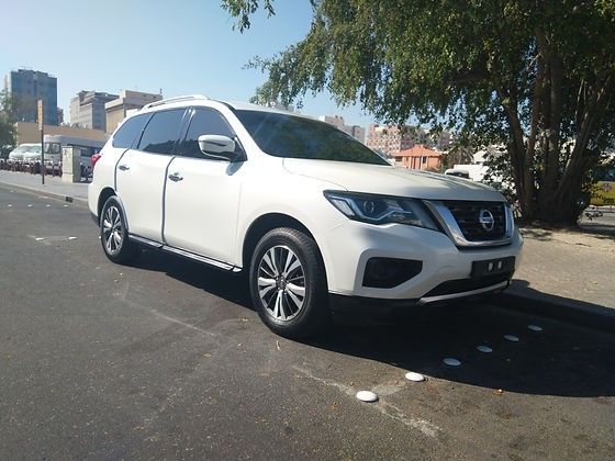 Подержанный Nissan Pathfinder IV Рестайлинг, 3.5 л, 2018 в Дубае от DEVA CARS Белый цвет. GCC | AUTO.AE | Объявление #246028