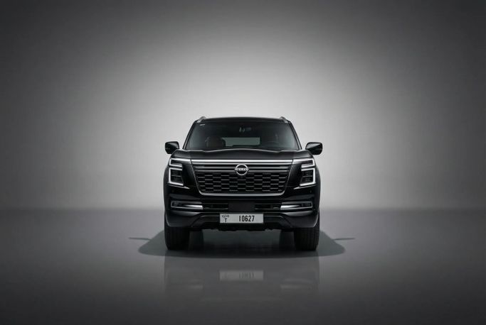 Nissan Patrol سابعاً (Y63), 2026 رجال الأعمال دفع رباعي 5 أبواب للتأجير في في دبي من Rotana Star Rent a Car، اللون أسود | AUTO.AE