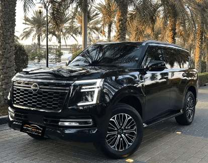 Nissan Patrol سابعاً (Y63), 2025 رجال الأعمال دفع رباعي 5 أبواب للتأجير في في دبي من Left lane rent a car llc، اللون أسود | AUTO.AE | إعلان #1469