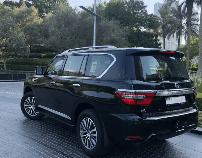 Nissan Patrol VI (Y62) Facelift 2, 2023 business suv 5 dr. for rent in Dubai by Left lane rent a car llc, black color | AUTO.AE