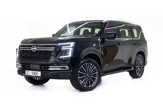Nissan Patrol VI (Y62) Рестайлинг 2, 2025 внедорожник 5 дв. бизнес класса в Дубае от POF RENTAL черный цвет | AUTO.AE