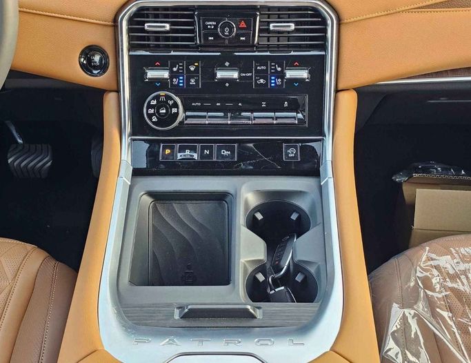 New Nissan Patrol VII (Y63), 3.8 l, 2025 in Dubai by SK Motors, Black color. GCC Specs | AUTO.AE