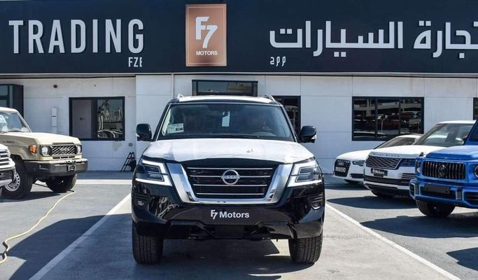 New Nissan Patrol VII (Y63), 3.5 l, 2024 in Dubai by F7 Motors, Black color. Japanese Specs | AUTO.AE