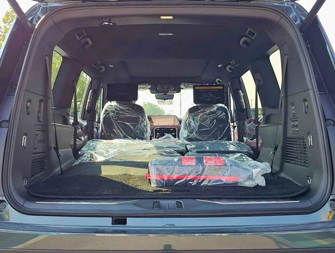 New Nissan Patrol VII (Y63), 3.5 l, 2025 in Dubai by SK Motors, Grey color. GCC Specs | AUTO.AE