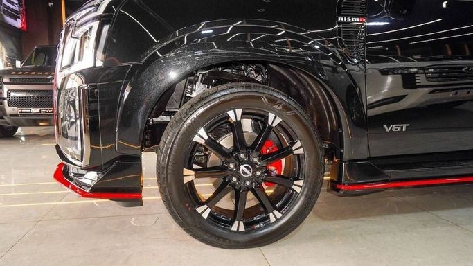 New Nissan Patrol VII (Y63), 3.5 l, 2025 in Dubai by Najem Motors, Black color. GCC Specs | AUTO.AE