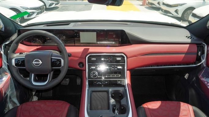 New Nissan Patrol VII (Y63), 3.5 l, 2025 in Dubai by Najem Motors, White color. GCC Specs | AUTO.AE