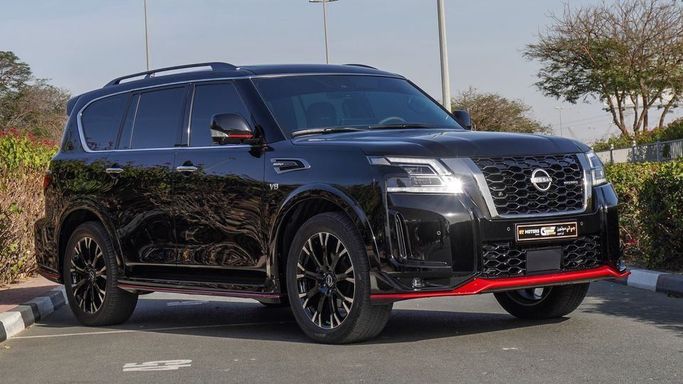 Used Nissan Patrol VI (Y62) Facelift 2, 5.6 l, 2023 in Dubai by Najem Motors, Black color. GCC Specs | AUTO.AE