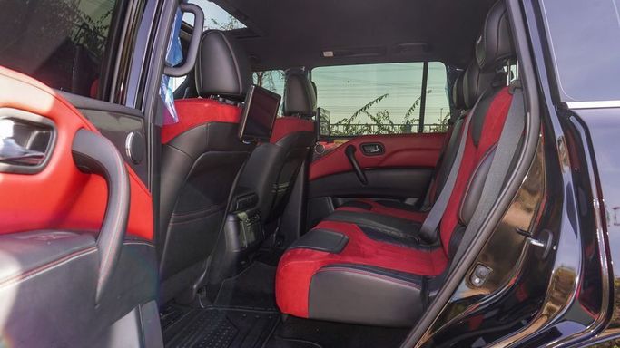 Used Nissan Patrol VI (Y62) Facelift 2, 5.6 l, 2023 in Dubai by Najem Motors, Black color. GCC Specs | AUTO.AE