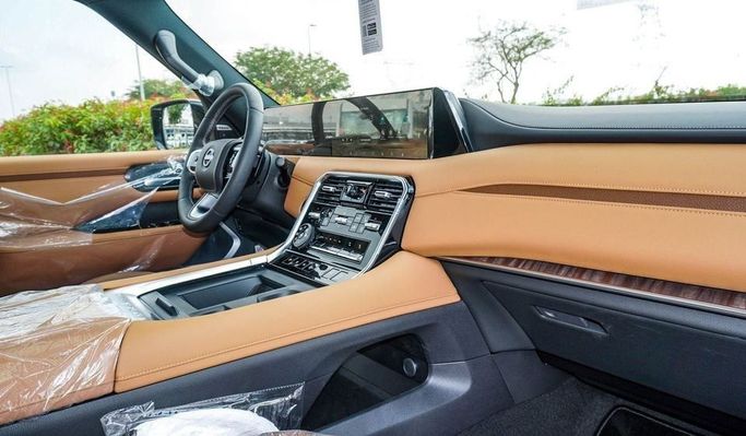 New Nissan Patrol VII (Y63), 3.8 l, 2025 in Dubai by Najem Motors, White color. GCC Specs | AUTO.AE