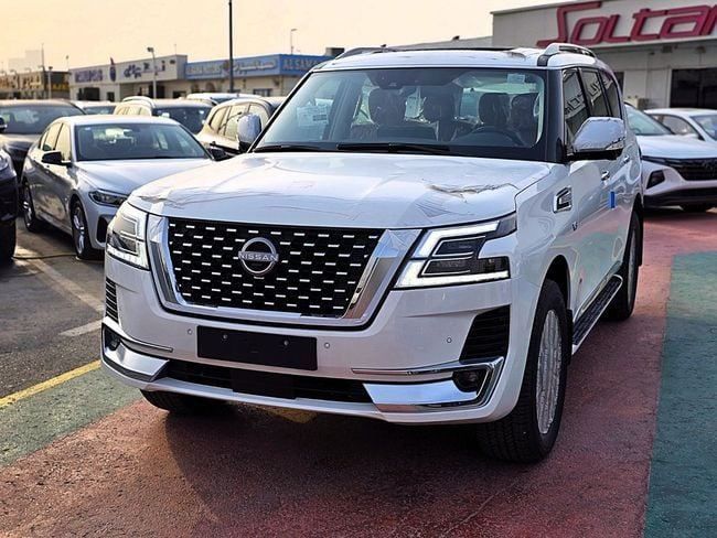 New Nissan Patrol VI (Y62) Facelift 2, 5.6 l, 2024 in Dubai by Soltan Auto, White color. Other | AUTO.AE