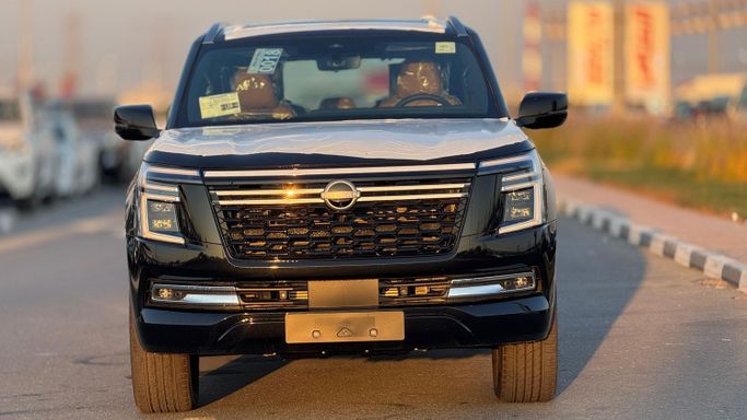 جديدة Nissan Patrol سابعاً (Y63), 3.5 l, 2026 في في دبي من MENAMOTORS، اللون أسود. مواصفات الخليج | AUTO.AE