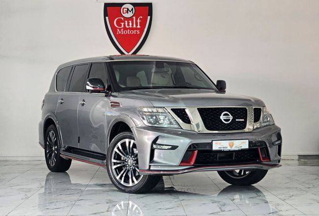 Used Nissan Patrol VI (Y62) Facelift, 5.6 l, 2017 in Dubai by Gulf Motors, Grey color. GCC Specs | AUTO.AE