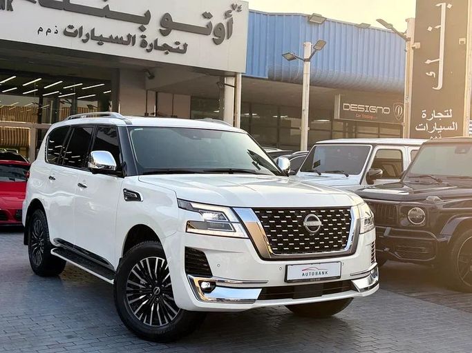 Used Nissan Patrol VII (Y63), 3.8 l, 2024 in Dubai by Auto Bank Motors, White color. GCC Specs | AUTO.AE