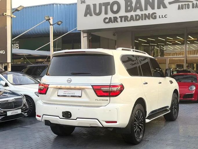 Used Nissan Patrol VII (Y63), 3.8 l, 2024 in Dubai by Auto Bank Motors, White color. GCC Specs | AUTO.AE