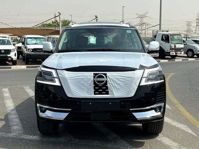New Nissan Patrol VI (Y62) Facelift 2, 5.6 l, 2024 in Dubai by We Can Motors, Black color. GCC Specs | AUTO.AE