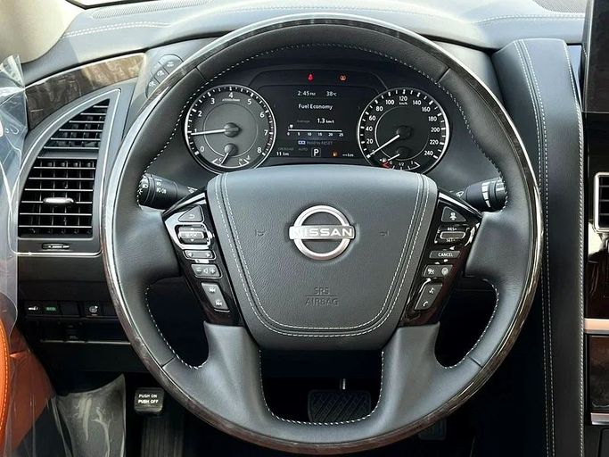 New Nissan Patrol VI (Y62) Facelift 2, 5.6 l, 2024 in Dubai by We Can Motors, Black color. GCC Specs | AUTO.AE