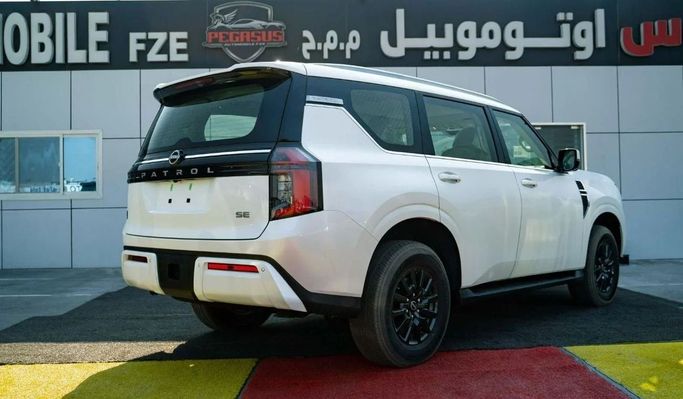 New Nissan Patrol VII (Y63), 3.8 l, 2025 in Dubai by Pegasus Automobile, White color. GCC Specs | AUTO.AE
