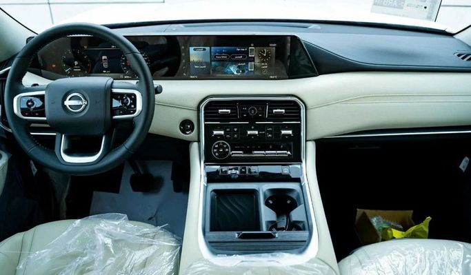 New Nissan Patrol VII (Y63), 3.8 l, 2025 in Dubai by Pegasus Automobile, White color. GCC Specs | AUTO.AE