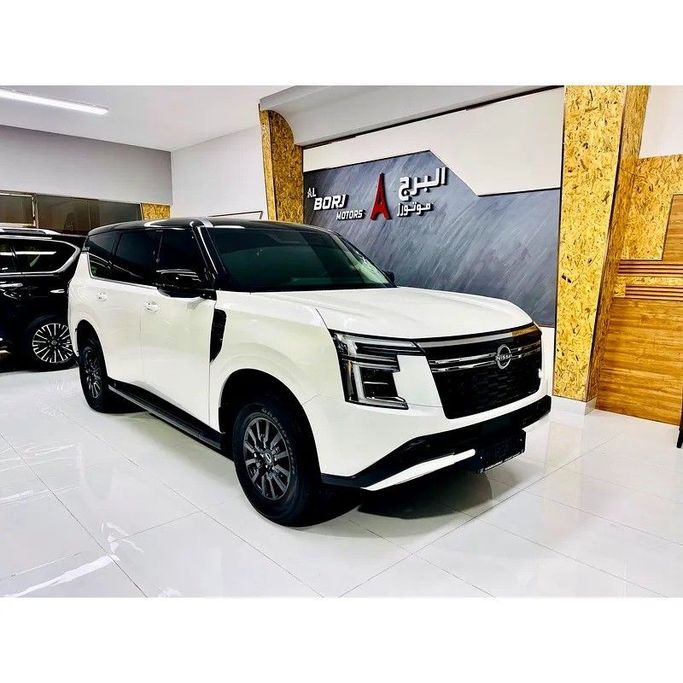Used Nissan Patrol VII (Y63), 3.8 l, 2026 in Dubai by Al Borj Motors, White color. GCC Specs | AUTO.AE