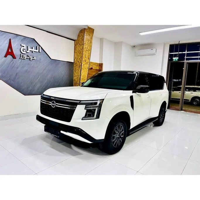 Used Nissan Patrol VII (Y63), 3.8 l, 2026 in Dubai by Al Borj Motors, White color. GCC Specs | AUTO.AE