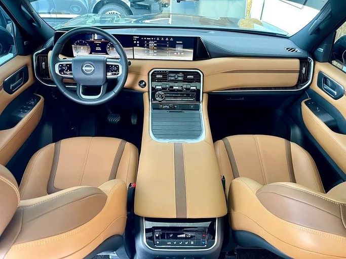 Used Nissan Patrol VII (Y63), 3.8 l, 2025 in Dubai by Al Borj Motors, Green color. GCC Specs | AUTO.AE