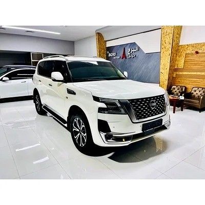 Used Nissan Patrol VI (Y62) Facelift 2, 5.6 l, 2024 in Dubai by Al Borj Motors, White color. GCC Specs | AUTO.AE
