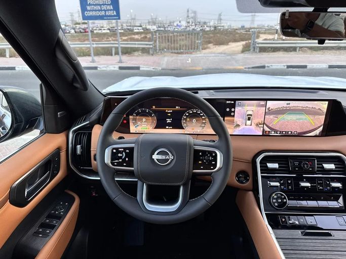 Новый Nissan Patrol VII (Y63), 3.8 л, 2025 в Дубае от Allied Motors Зеленый цвет. GCC | AUTO.AE