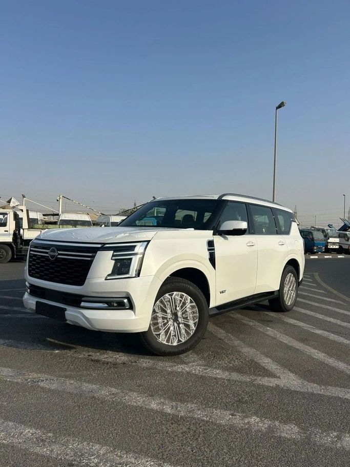 New Nissan Patrol VII (Y63), 3.5 l, 2025 in Dubai by World Center Motors FZE, White color. GCC Specs | AUTO.AE