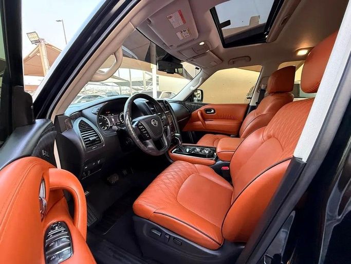 Подержанный Nissan Patrol VI (Y62) Рестайлинг 2, 4.0 л, 2021 в Дубае от Al Qemah Used Cars Черный цвет. GCC | AUTO.AE