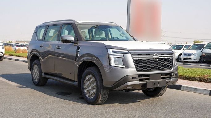 جديدة Nissan Patrol سابعاً (Y63), 3.5 l, 2025 في في دبي من Atlantis Motors FZE، اللون فضي. مواصفات الخليج | AUTO.AE