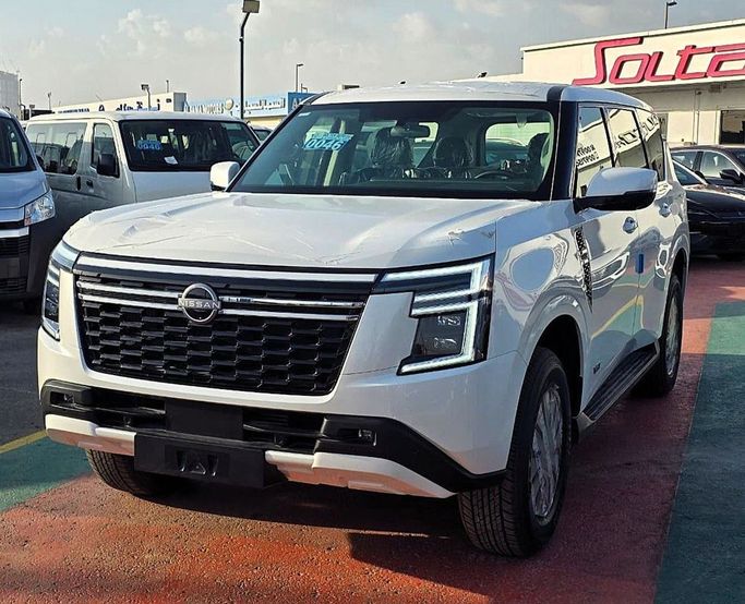 جديدة Nissan Patrol سابعاً (Y63), 3.5 l, 2025 في في دبي من Soltan Auto، اللون أبيض. مواصفات الخليج | AUTO.AE