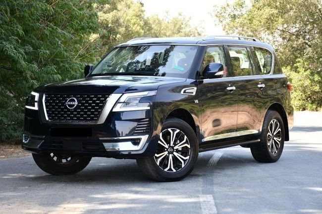 Новый Nissan Patrol VI (Y62) Рестайлинг 2, 5.6 л, 2024 в Дубае от AL REEM AUTO Синий цвет. GCC | AUTO.AE
