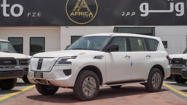 Новый Nissan Patrol VI (Y62) Рестайлинг 2, 3.5 л, 2023 в Дубае от Africa Auto FZE Белый цвет. GCC | AUTO.AE