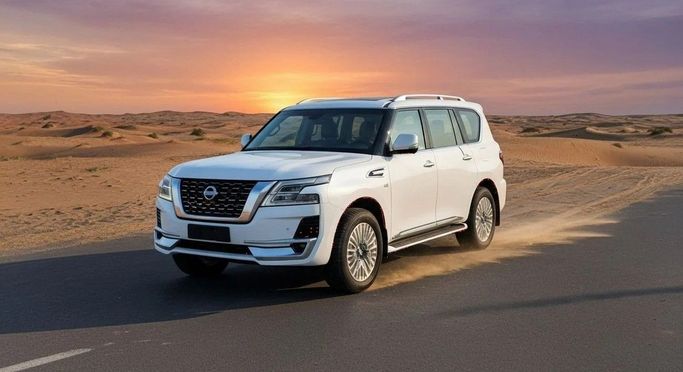 Новый Nissan Patrol VI (Y62) Рестайлинг 2, 5.6 л, 2024 в Дубае от SALEM WALY AUTO FZE Белый цвет. GCC | AUTO.AE