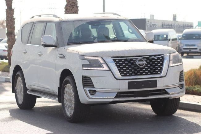 Новый Nissan Patrol VI (Y62) Рестайлинг 2, 4.0 л, 2024 в Дубае от AL SHERAA AL MALAKI Белый цвет. GCC | AUTO.AE | Объявление #244921