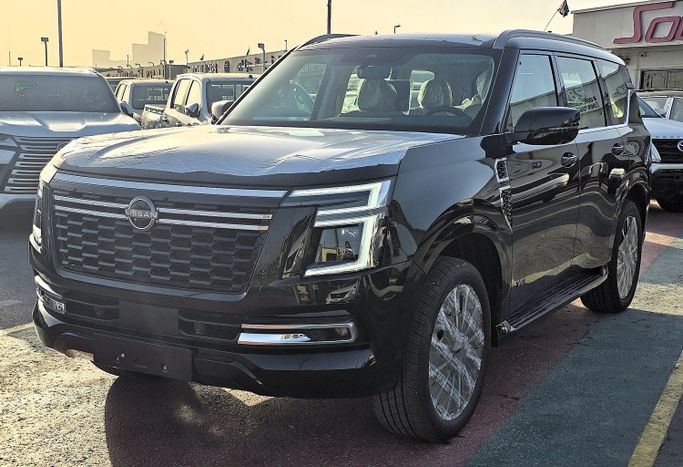 جديدة Nissan Patrol سابعاً (Y63), 3.5 l, 2025 في في دبي من Soltan Auto، اللون أسود. مواصفات الخليج | AUTO.AE | إعلان #251493