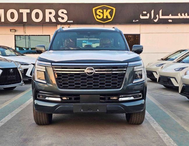 جديدة Nissan Patrol سابعاً (Y63), 3.8 l, 2026 في في دبي من SK Motors، اللون أخضر. مواصفات الخليج | AUTO.AE | إعلان #257181