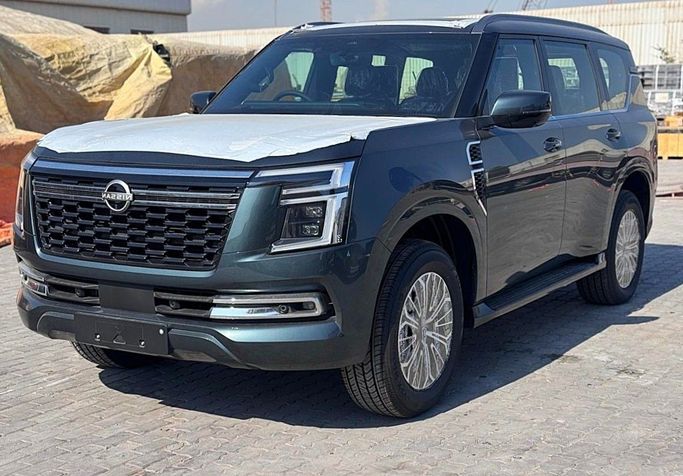 جديدة Nissan Patrol سابعاً (Y63), 3.8 l, 2026 في في دبي من Soltan Auto، اللون أخضر. مواصفات الخليج | AUTO.AE | إعلان #257787