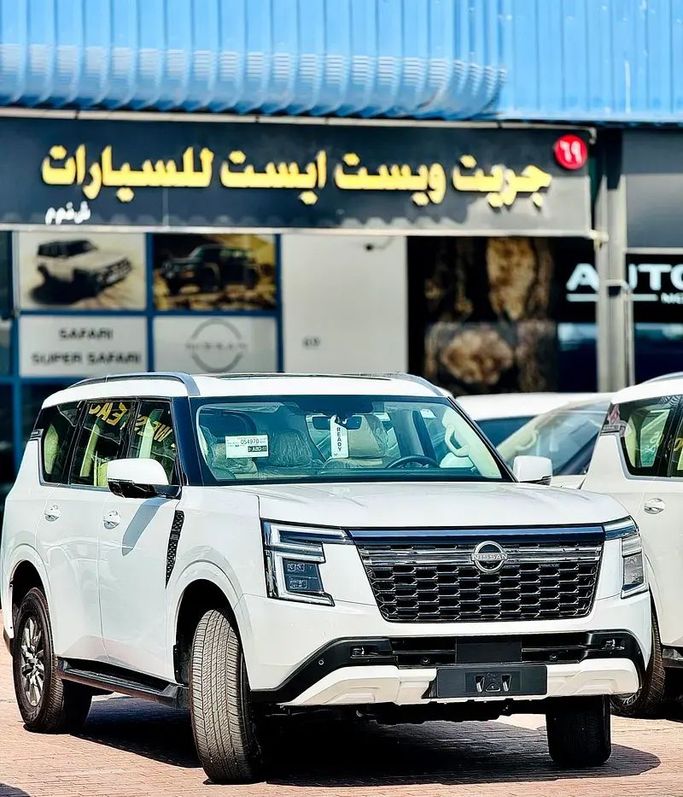 Новый Nissan Patrol VII (Y63), 3.8 л, 2026 в Дубае от Great West East Auto Белый цвет. GCC | AUTO.AE | Объявление #259890