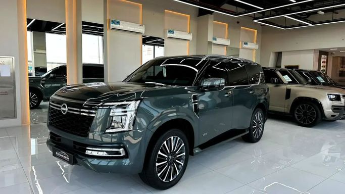New Nissan Patrol VII (Y63), 3.5 l, 2026 in Dubai by Sultan Al Kutbi Motors, Teal color. GCC Specs | AUTO.AE | Listing #260432