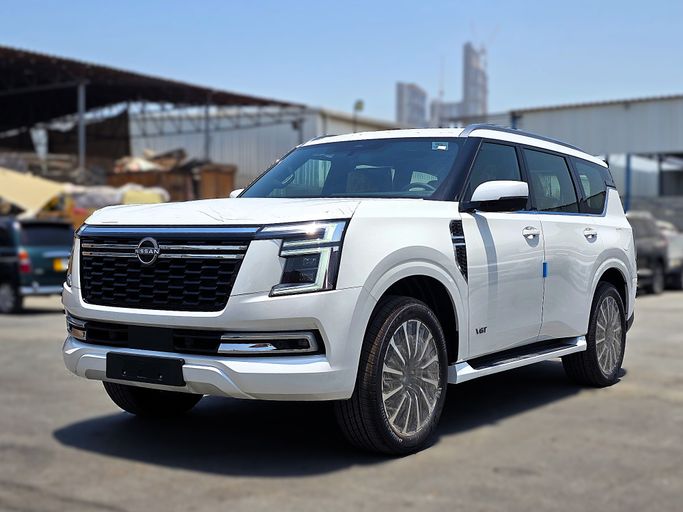 جديدة Nissan Patrol سابعاً (Y63), 3.5 l, 2026 في في دبي من Soltan Auto، اللون أبيض. مواصفات الخليج | AUTO.AE | إعلان #262477