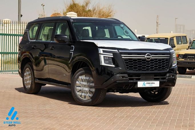New Nissan Patrol VII (Y63), 3.5 l, 2026 in Dubai by SteerWell Auto, Black color. GCC Specs | AUTO.AE | Listing #263049