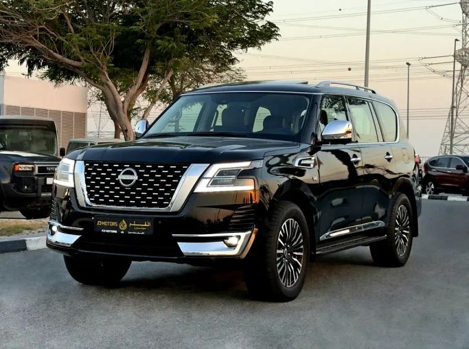مستعملة Nissan Patrol عملية فيس ليفت VI (Y62) 2, 5.6 l, 2024 في في دبي من Q Motors، اللون أسود. مواصفات الخليج | AUTO.AE | إعلان #263556