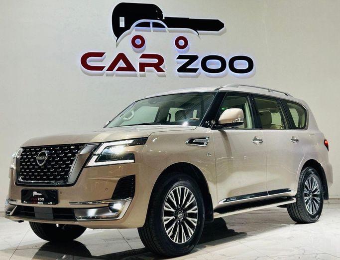 مستعملة Nissan Patrol عملية فيس ليفت VI (Y62) 2, 5.6 l, 2021 في في دبي من Carzoo Used Cars Trading، اللون ذهبي. مواصفات الخليج | AUTO.AE | إعلان #264341