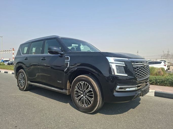 جديدة Nissan Patrol سابعاً (Y63), 3.5 l, 2026 في في الإمارات, دبي من Atlantis Motors FZE، اللون أسود. مواصفات الخليج | AUTO.AE | إعلان #264997