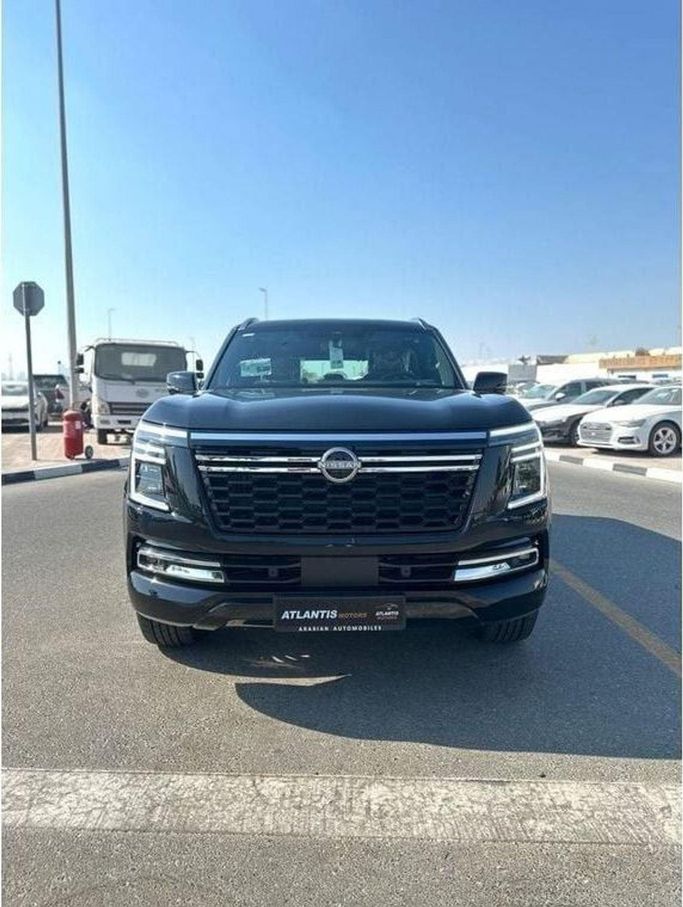 جديدة Nissan Patrol سابعاً (Y63), 3.5 l, 2025 في في الإمارات, دبي من Atlantis Motors FZE، اللون أسود. مواصفات الخليج | AUTO.AE | إعلان #265140