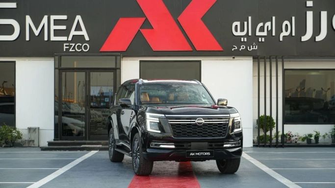 جديدة Nissan Patrol سابعاً (Y63), 3.5 l, 2026 في في دبي من AK Motors MEA، اللون أسود. مواصفات الخليج | AUTO.AE | إعلان #265588