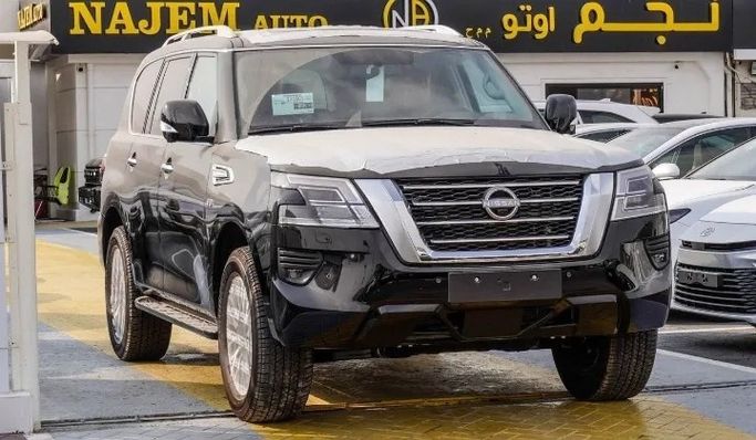 جديدة Nissan Patrol عملية فيس ليفت VI (Y62) 2, 5.6 l, 2024 في في دبي من Najem Motors، اللون أسود. مواصفات الخليج | AUTO.AE | إعلان #265723