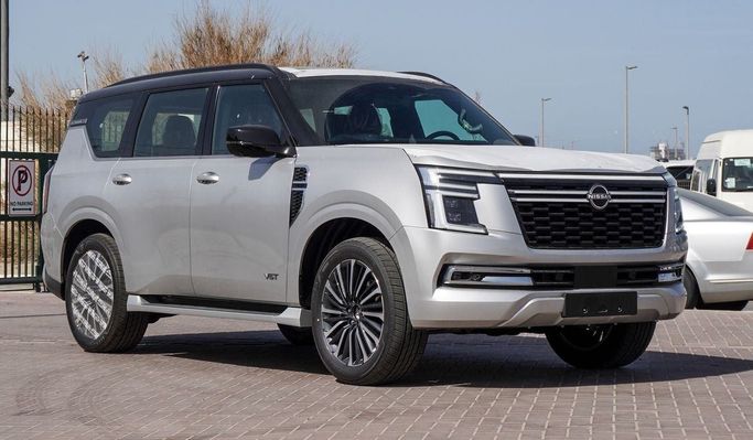 جديدة Nissan Patrol سابعاً (Y63), 3.5 l, 2025 في في الإمارات, دبي من Atlantis Motors FZE، اللون فضي. مواصفات الخليج | AUTO.AE | إعلان #265828